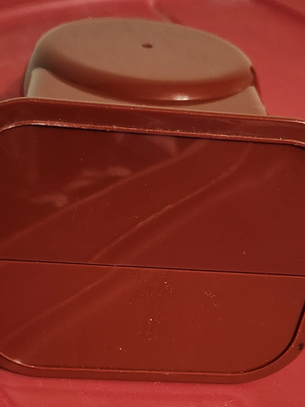 Vintage Paula Deen Red Kitchen Scale | Retro Food Scale 6lb 8oz | Farmhouse Deco